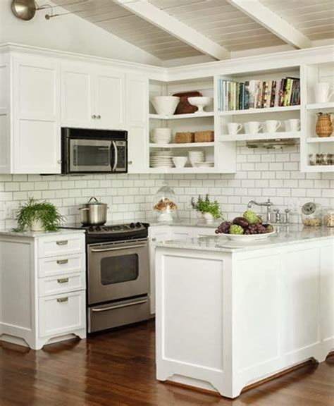 If you love the look of open shelving and the convenience of cabinets, choose both! open shelf for corner cabinet | Open corner shelves... who ...