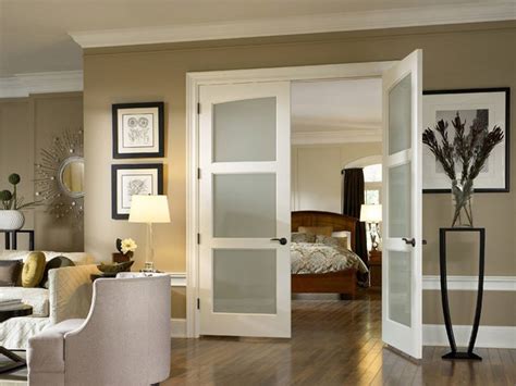French door refrigerator with 3 adjustable glass shelves, adjustable gallon door bins, humidity controlled crispers, ge reveal interior. 19 Prehung Interior French Doors With Frosted Glass As ...