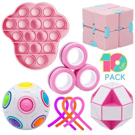 Buy Fidget Toys For Girls Fidgets Include Fidget Cube Push Pop Bubble