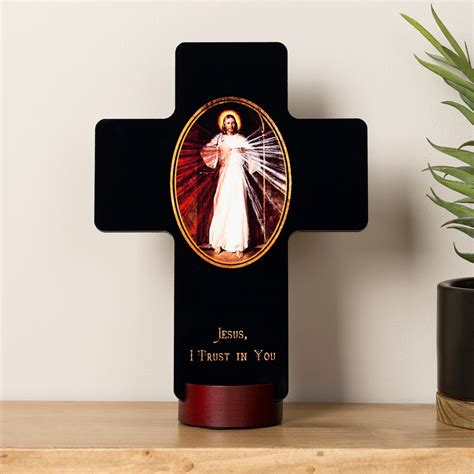 Divine Mercy Standing Cross The Catholic Company