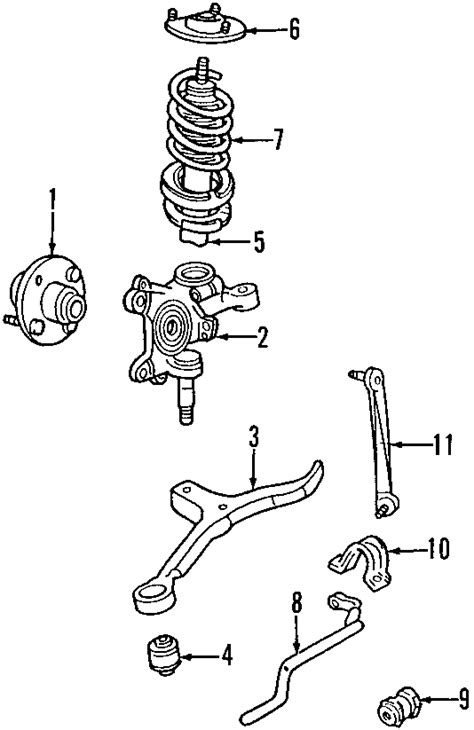 Ford Taurus Link Stabilizer End Suspension Sway Bar Kit