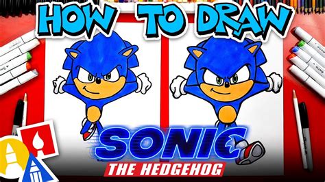 Sonic The Hedgehog Drawing How To Draw Sonic Art Projects For Kids