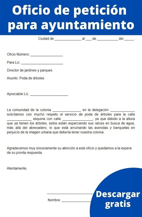 Oficio De Petición Para Qué Sirve Ejemplo Formatos