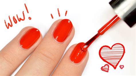 Paint Your Nails Perfectly At Home! - YouTube