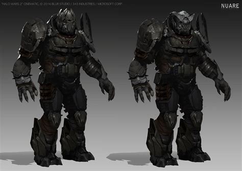 Artstation Banished Brutes Final Design Halo Wars 2 Nuare Studio