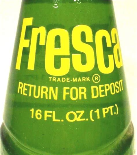 Vintage Acl Soda Pop Full Bottle Coca Cola S Fresca Of Ebensburg Pa Oz Picclick