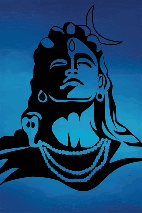 Lord Shiva Adiyogi Drawing