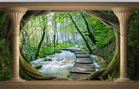 Download Mural Wallpaper Forest Gallery