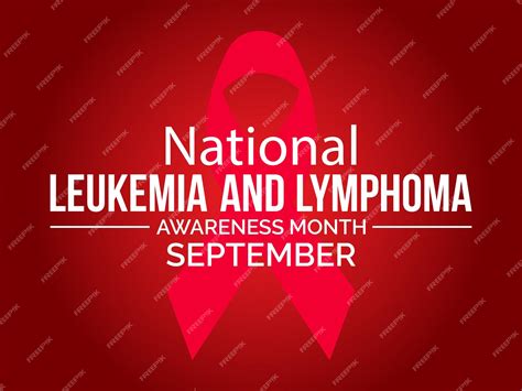 Premium Vector National Leukemia And Lymphoma Awareness Month Drives