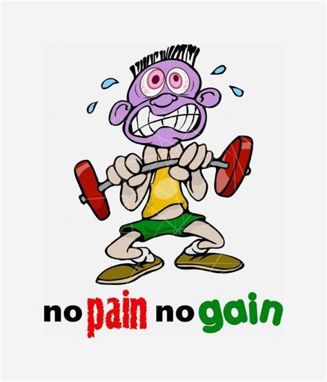 No Pain No Gain Png Download Files For Cricut And Silhouette Plus