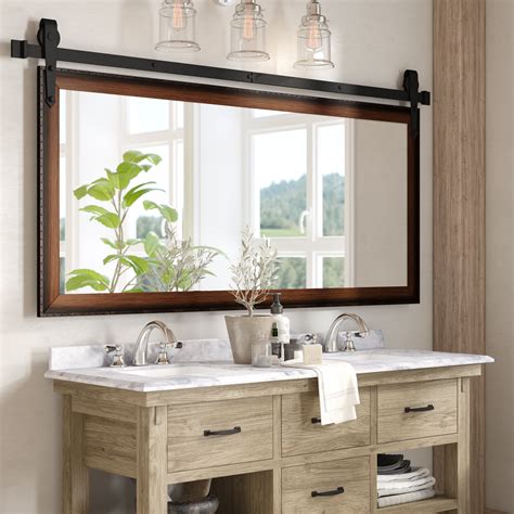 20 Ideas Of Landover Rustic Distressed Bathroomvanity Mirrors