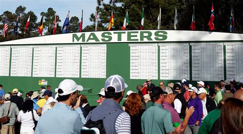 How To Watch The Masters Round 1 Live Scores Tee Times Tv Times