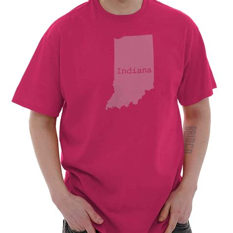 Indiana State Shirt State Pride Usa T Novelty T Ideas T Shirt Tee 9958 Seknovelty