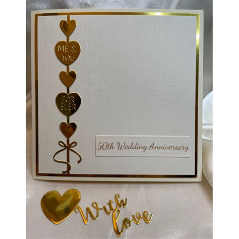 Congratulations On Your Golden 50th Wedding Anniversary Neens Cards