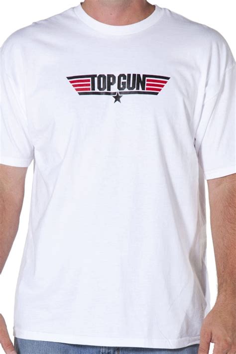 White Top Gun Shirt 80s Movies Top Gun T Shirt