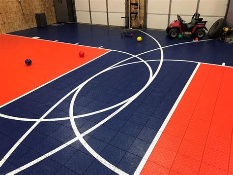 Home basketball court backyard basketball luxury homes house basketball house design indoor design basketball room. Intersecting three point lines on versacourt custom ...