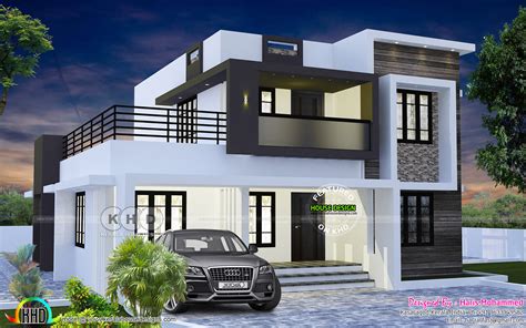 2412 Sq Ft Modern 4 Bedroom House Kerala Home Design And Floor Plans