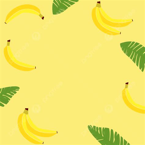 Banana Tropical Yellow Background Wallpaper Yellow Tropical