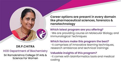 Sri Ramakrishna College Of Arts And Science For Women Dr P Chitra Hod