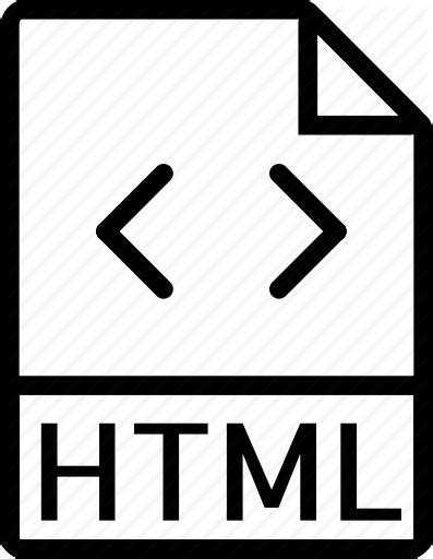 Data Document Extension File Html Icon Download On Iconfinder