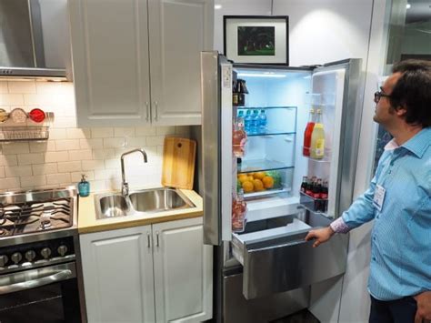 Small fridge freezer portable mini fridge freezer versatile for home or office. Haier's New Appliances Take Aim at Small Kitchens ...