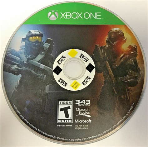 Microsoft Xbox 1 Halo 5 Guardians Video Game Disc Only