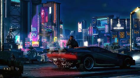 Cyber, cyberpunk, cyberpunk 2077, car, futuristic, jacket, octokuro. First Cyberpunk 2077 Gameplay Footage Is Here