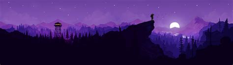 Played Around With The Firewatch Art And Made This Pretty