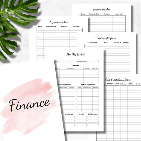 Massage Business Spa Business Business Planner Printable Planner