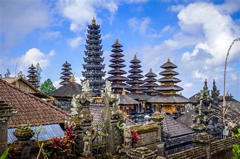 Pura Besakih Temple On Mount Agung Bali Indonesia Fotografie Stock E