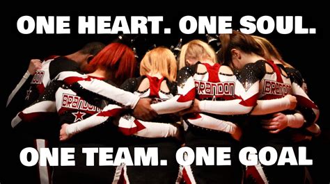 Brandon All Stars Cheer Quote One Heart One Soul One Team One Goal