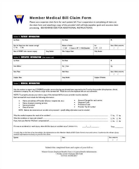 Free 37 Blank Medical Forms In Pdf Ms Word Excel
