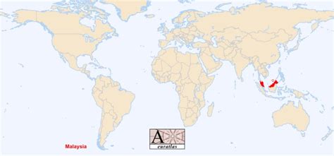 World Atlas The Sovereign States Of The World Malaysia Malaysia
