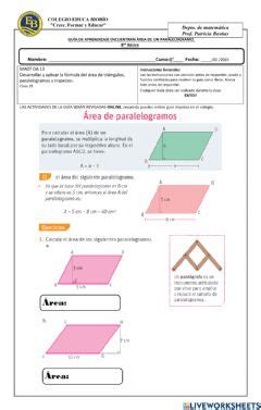 Paralelogramo Worksheets