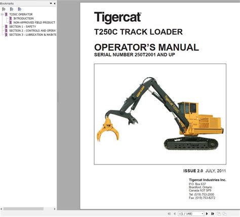 Tigercat T C Loader T T Operator S Manual