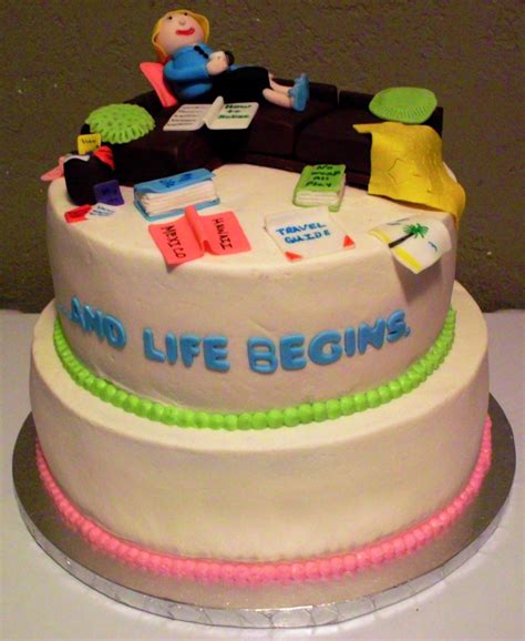 Surprise her with a personalized gift that she'd never expect. Happy Retirement Cake - CakeCentral.com