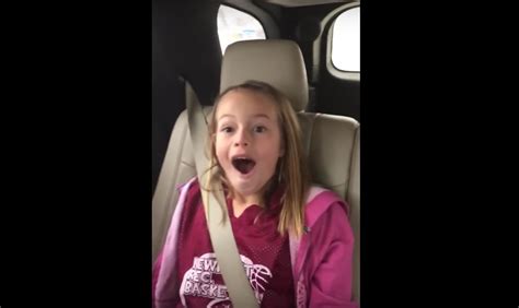 Young Girl Screams Then Sobs Out Of Excitement When She Discovers She