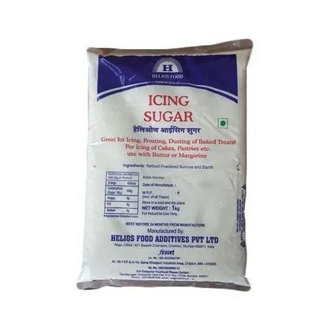 Icing Sugar Packaging Type Plastic Packet Pack Size 1 Kg At Rs 75