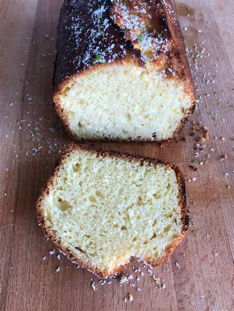 Le zeste d une noix. Cake noix de coco citron vert - La recette tronchedecake.fr