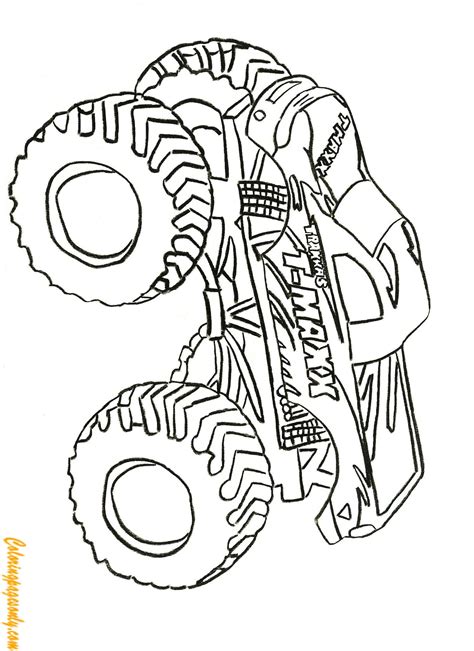 In an effort to help our traxxas family enjoy free time, we have assembled a traxxas coloring book! Traxxas T-Maxx Monster Truck Coloring Page - Free Coloring ...