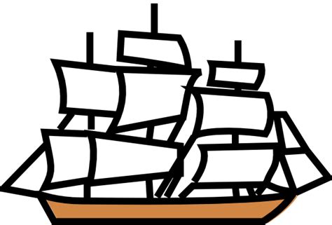 Sailing Ship Clip Art 105573 Free Svg Download 4 Vector