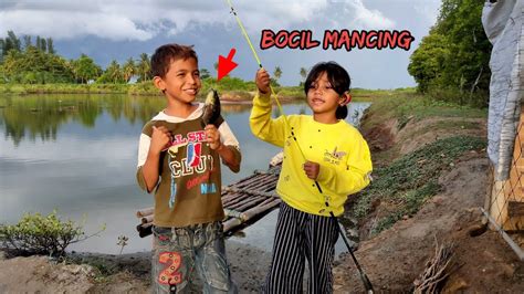 Bocil Mancing Ikan Nila Di Tambak Bocah Ngapak Gokil Youtube