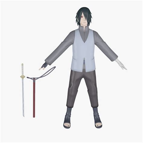 Sasuke Uchiha 3d Modell Naruto Boruto 3d Modell Turbosquid 1708418