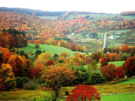Colorful October In Northern New York State