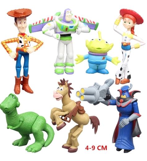 Bonecos Toy Story 4 Kit C 7 Miniaturas Zurg Wood Buzz T005