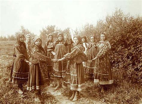 russian dance horovod ethnically russian people old photo russian folk ancient origins