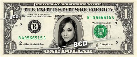 Sasha Gray Porn Star On A Real Dollar Bill Cash Money Collectible