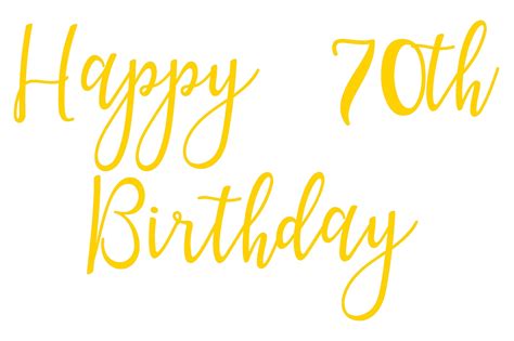Happy 70th Birthday Vinyl Sticker Decal Labels For Glasses Etsy