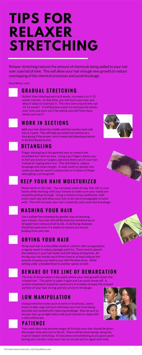 It straightens out hair so it isn't as fuzzy or tangled. RELAXER stretching in 2019 | Relaxed hair regimen, Relaxed ...