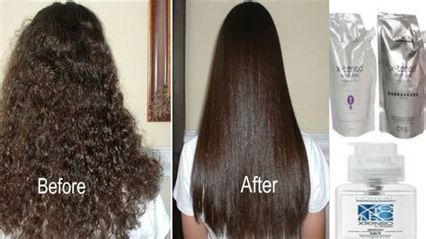 Rebonding Smoothing Step By Step Permanent Hair Straightening Permanent Loreal Hair